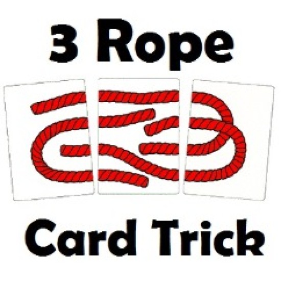 3 ROPE CARD TRICK