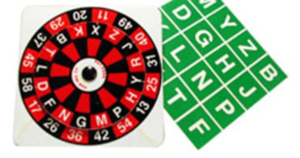 Note Pusher Roulette Alphabet Roulette - KM2133