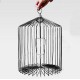 APPEARING BIRD CAGE - STEEL, MEDIUM APPEARING BIRD CAGE - STEEL, MEDIUM