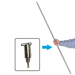 Appearing Cane -  Long Size - Stainless Steel