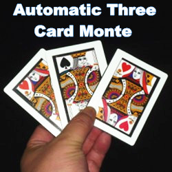 AUTOMATIC THREE CARD MONTE - SMALL POKER