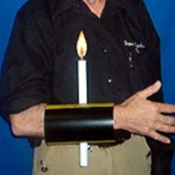 CANDLE THROUGH ARM
