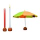 CANDLE TO UMBRELLA