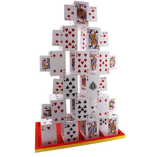 CARD CASTLE PRODUCTION WITH SIX CARD REPEAT