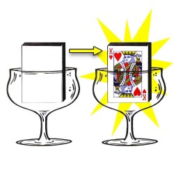 Card in Wine Glass