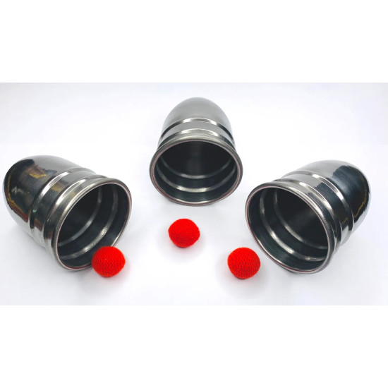 Cups & Balls – Small – Stainless Steel (2.55″ D X 3.1″H)