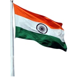FLAG STAFF WITH INDIAN FLAG