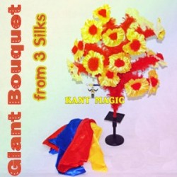 GIANT BOUQUET FROM 3 SILKS - YELLOW
