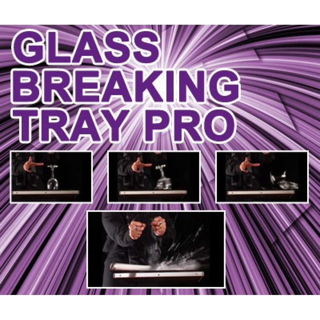 GLASS BREAKING TRAY PRO (TRAY AND DVD) - KM0499