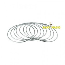 LINKING RINGS - STAINLESS METAL 10 INCH, SET OF 8 - KANT