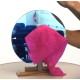 SILK THRU MIRROR ROUND SHAPE