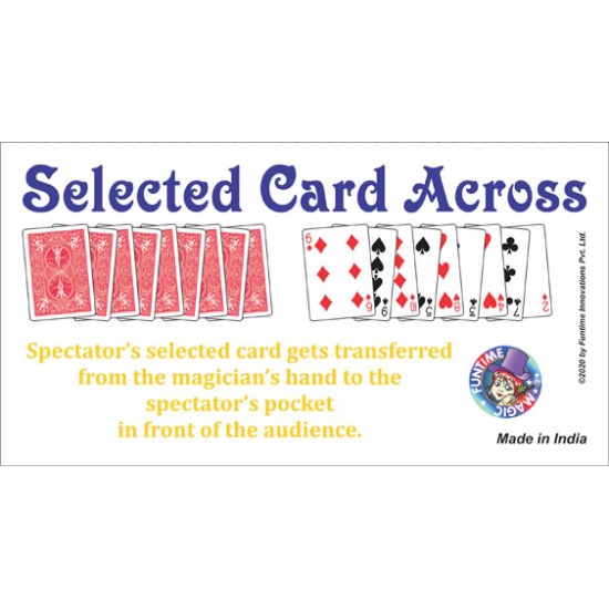 SELECTED CARD ACROSS