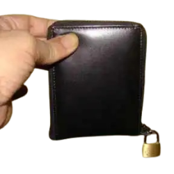 Zip Locked Wallet